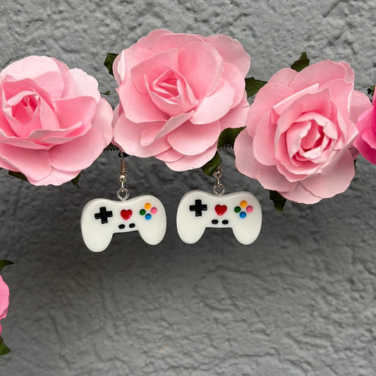 Boucles d’oreilles manettes de jeu