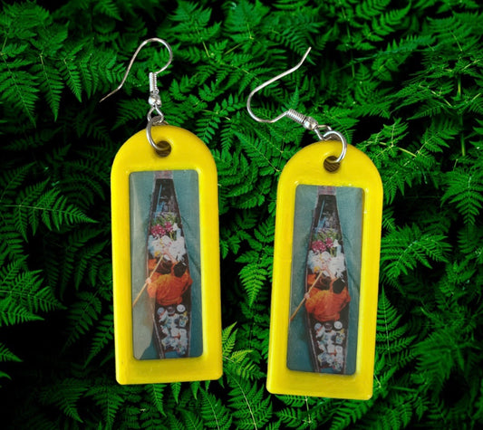 Boucles d'oreilles barque