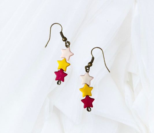 Boucles d'oreilles étoiles
