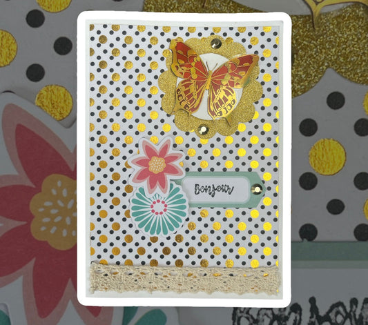 Carte de vœux Bonjour
