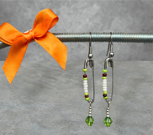 Boucles d’oreilles épingles à nourrice