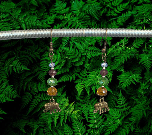 Boucles d’oreilles éléphants