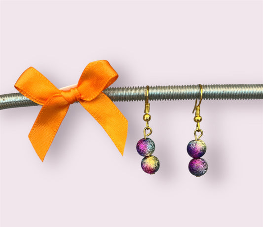 Boucles d’oreilles multicolores