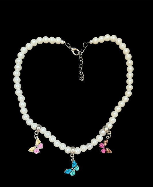 Collier papillons