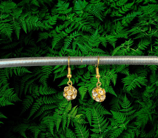 Boucles d'oreilles dorées