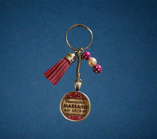 Porte clé Marraine qui déchire