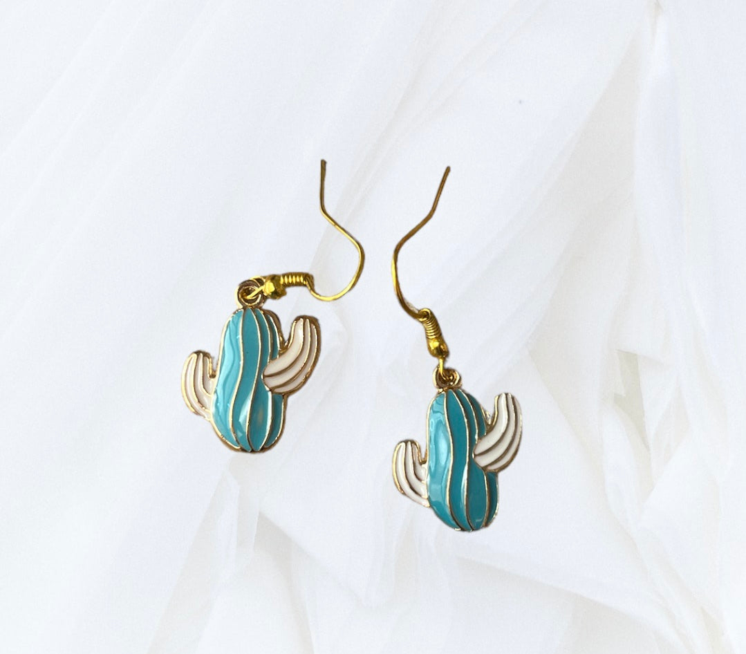 Boucles d’oreilles cactus