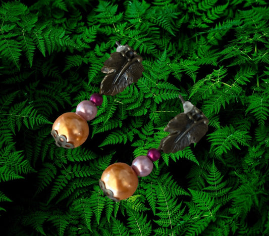 Boucles d'oreilles feuilles