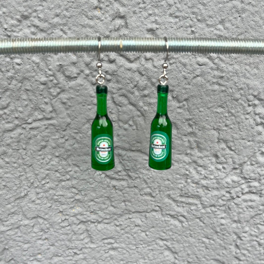 Boucles d’oreilles bouteilles de bière