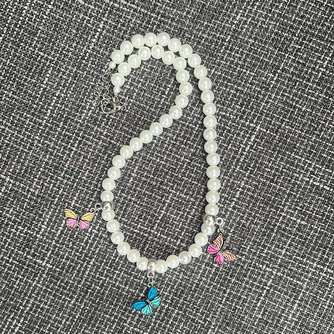 Collier papillons