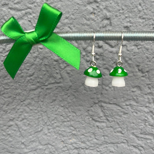 Boucles d’oreilles champignons