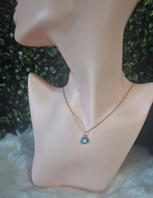 Collier œil bleu 🧿✨ #Bijoux #Collier #Oeil