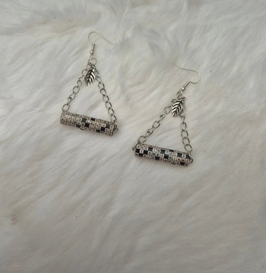 Boucles d'oreilles en papier 👂✨ #Bijoux #Papier