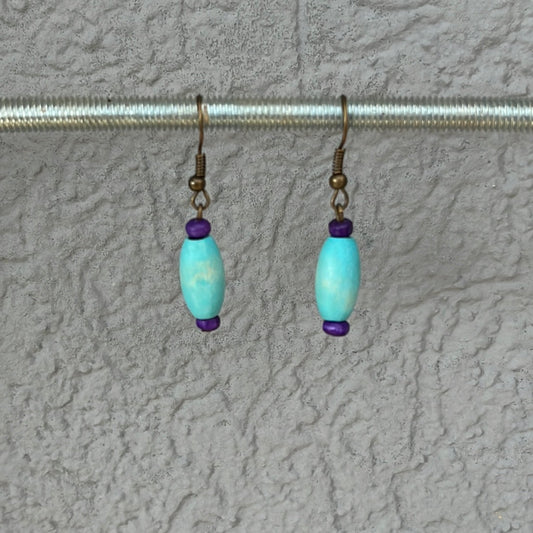 Boucles d’oreilles en bois