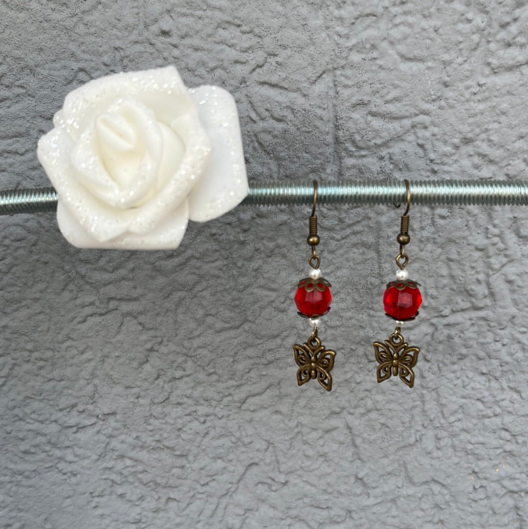 Boucles d’oreilles papillons