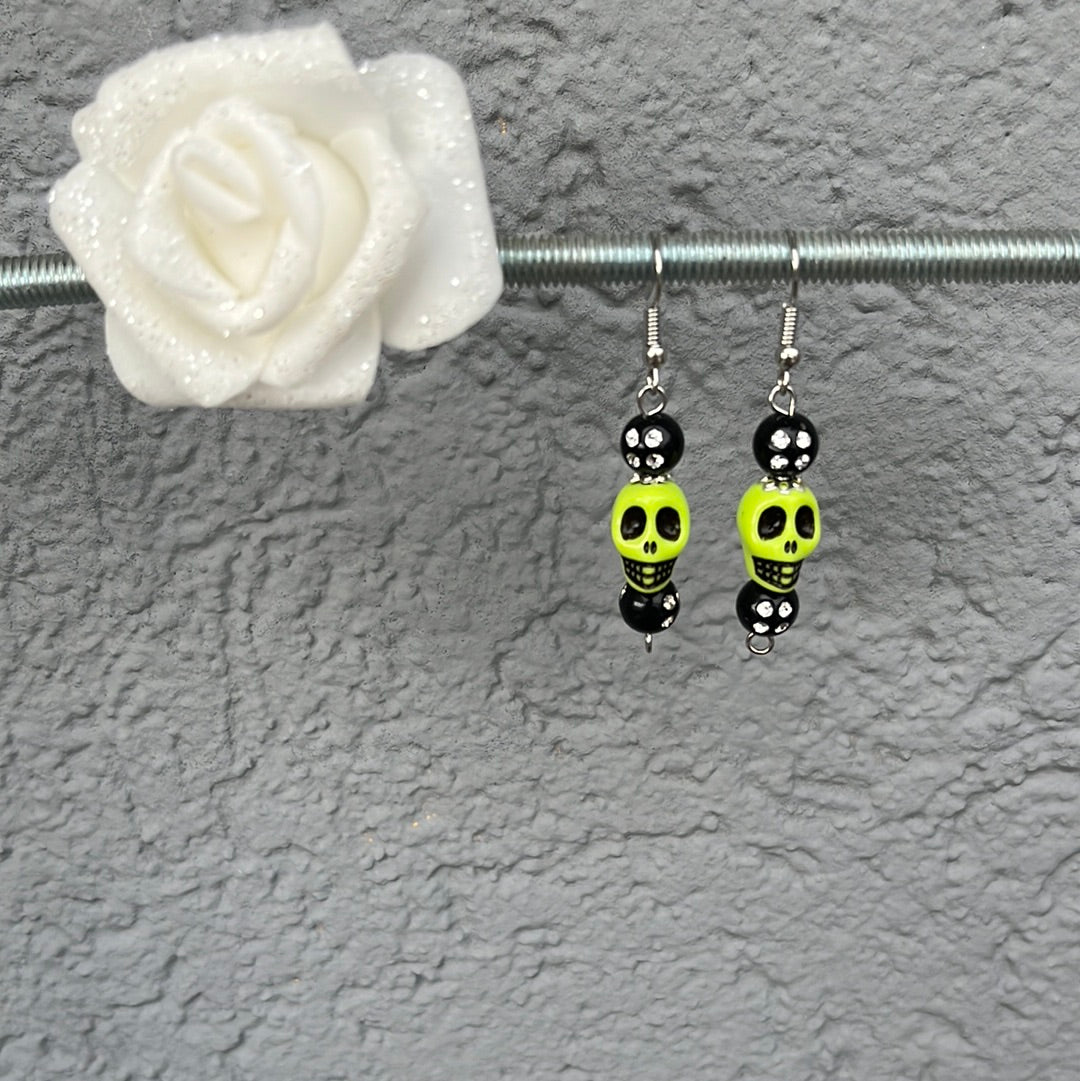 Boucles d’oreilles tête de mort