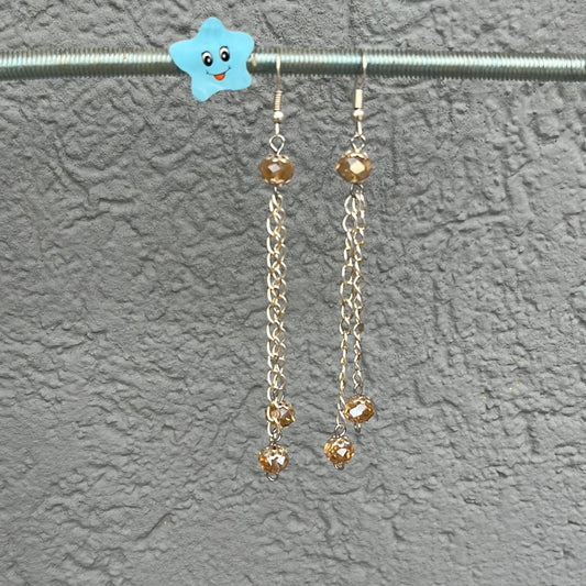 Boucles d’oreilles perles cristal