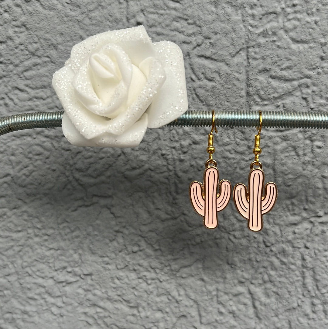 Boucles d’oreilles cactus